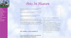 Desktop Screenshot of petsinheaven.com.au